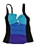 Venus Color Block Blue Swimsuit Top Size 4 - photo 1