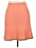 Assorted Brands Solid Orange Pink Wool Skirt Size XXL - photo 2