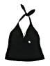 Chaps Solid Black Swimsuit Top Size 8 - photo 1