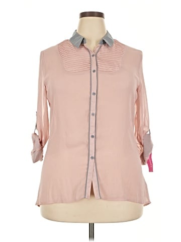 Xhilaration 3/4 Sleeve Blouse (view 1)