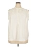 Remade 100% Polyester Ivory Sleeveless Blouse Size 2X - photo 1