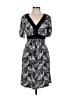 Volume One Paisley Black Cocktail Dress Size L - photo 1
