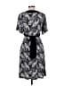 Volume One Paisley Black Cocktail Dress Size L - photo 2