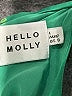 Hello Molly 100% Polyester Green Long Sleeve Blouse Size 8 - photo 7