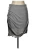 Helmut Lang Solid Gray Casual Skirt Size L - photo 1