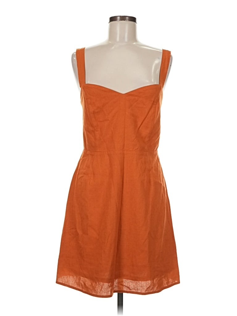Pre-owned The Workshop Casual Dress In Orange