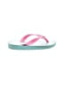 Havaianas White Blue Flip Flops Size 25 - 26 Kids - photo 1