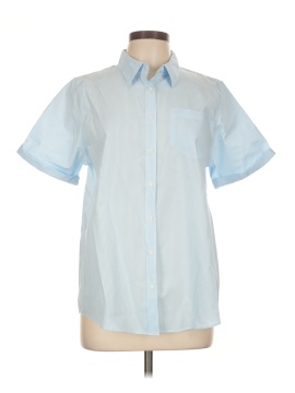 Lands' End Short Sleeve Button Down Shirt