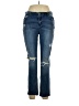 Midnight Velvet Hearts Blue Jeans Size 14 - photo 1