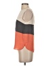 Monteau Color Block Orange Sleeveless Blouse Size S - photo 5