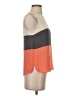 Monteau Color Block Orange Sleeveless Blouse Size S - photo 4