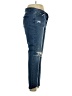 Midnight Velvet Hearts Blue Jeans Size 14 - photo 4
