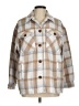 Workshop Republic Clothing 100% Polyester Plaid Tan Jacket Size M - photo 1