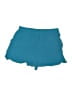 Art Class 100% Rayon Paisley Teal Shorts Size 14 - 16 - photo 2