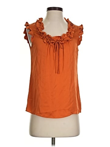 Elie Tahari Sleeveless Silk Top (view 1)