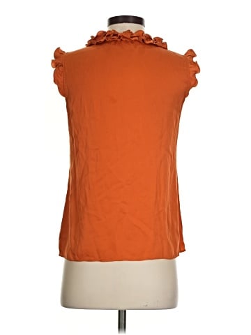 Elie Tahari Sleeveless Silk Top (view 2)