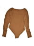 Pink Lily Brown Bodysuit Size L - photo 2