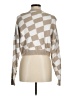Hollister Checkered-gingham Tan Pullover Sweater Size M - photo 2