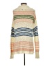 O'Neill 100% Cotton Stripes Ivory Pullover Sweater Size S - photo 2