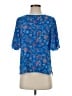 Unbranded Blue Short Sleeve Blouse Size S (estimated) - photo 1