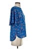 Unbranded Blue Short Sleeve Blouse Size S (estimated) - photo 4
