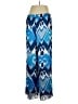 Natori 100% Polyester Print Blue Casual Pants Size XL - photo 2