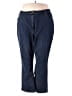 Falls Creek Solid Blue Jeans Size 24W - photo 1