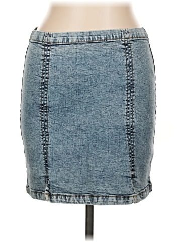 Celebrity Pink Denim Skirt (view 1)