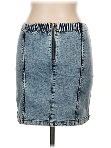 Celebrity Pink Denim Skirt (view 2)