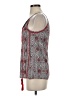 Solitaire 100% Rayon Red Sleeveless Blouse Size S - photo 5