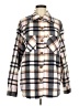 Skies Are Blue Plaid Gold Coat Size M - photo 1