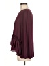 Maison Jules 100% Polyester Burgundy Long Sleeve Blouse Size M - photo 5