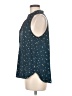 David Lerner 100% Polyester Stars Blue Sleeveless Blouse Size M - photo 5