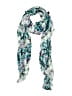 Mark 100% Viscose Paisley Teal Blue Scarf One size - photo 1