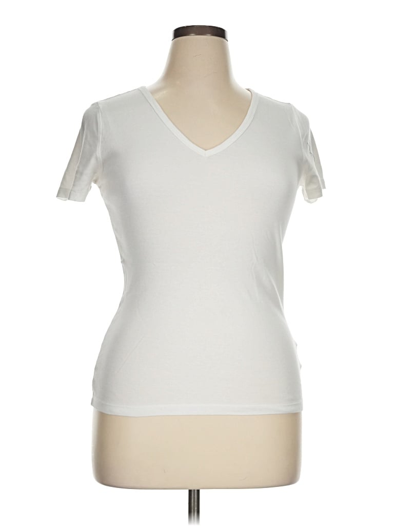 Pre-owned Gap Short Sleeve T-shirt In Ivory