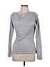 Unbranded 100% Polyester Gray Long Sleeve T-Shirt Size L - photo 1