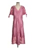 MARCHESA notte 100% Polyester Pink Casual Dress Size S - photo 1
