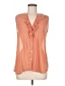 Peridot 100% Polyester Orange Sleeveless Blouse Size M - photo 1