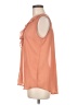 Peridot 100% Polyester Orange Sleeveless Blouse Size M - photo 5