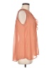 Peridot 100% Polyester Orange Sleeveless Blouse Size M - photo 4