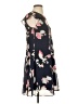 Kensie 100% Polyester Floral Blue Black Casual Dress Size 4 - photo 4