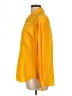 Moschino 100% Silk Color Block Yellow button down Size 10 - photo 5