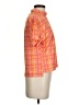 Puma Plaid Orange Short Sleeve Turtleneck Size S - photo 4