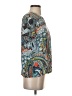 J.Crew Paisley Teal Short Sleeve Blouse Size 2 - photo 4