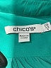 Chico's 100% Polyester Teal 3/4 Sleeve Blouse Size Sm (0.5) - photo 7