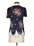 Jolt Floral Blue Short Sleeve Blouse Size XS - photo 2