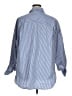 H&M Stripes Blue 3/4 Sleeve Button-Down Shirt Size XL - photo 2
