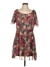 Elle 100% Polyester Floral Brown Casual Dress Size L - photo 1