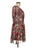 Elle 100% Polyester Floral Brown Casual Dress Size L - photo 4