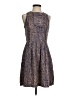 Dear Creatures 100% Polyester Paisley Blue Cocktail Dress Size S - photo 1